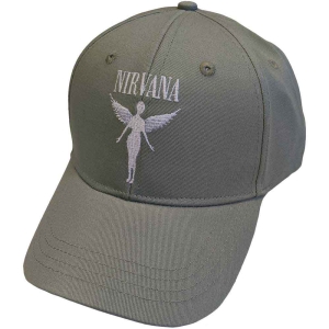 Nirvana - Angelic Mono Green Baseball C in the group MERCHANDISE / Cap / Heavy Metal at Bengans Skivbutik AB (5532974)