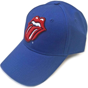 Rolling Stones - Classic Tongue Blue Baseball C in the group MERCHANDISE / Merch / Pop-Rock at Bengans Skivbutik AB (5533008)