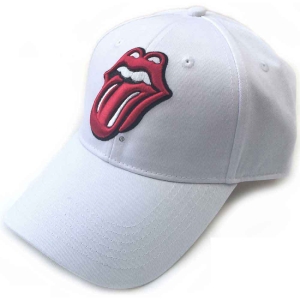 Rolling Stones - Classic Tongue Wht Baseball C in the group MERCHANDISE / Cap / Pop-Rock at Bengans Skivbutik AB (5533009)