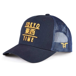 Tokyo Time - Tt Heritage Gold Logo Navy Snapback C in the group OTHER / MK Test 7 at Bengans Skivbutik AB (5533121)