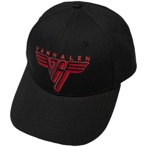 Van Halen - Classic Red Logo Bl Baseball C in the group MERCHANDISE / Cap / Heavy Metal at Bengans Skivbutik AB (5533136)