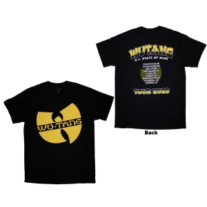 Wu-Tang Clan - Tour '23 Slanted Logo State Of Mind Uni  in the group MERCH / T-Shirt /  at Bengans Skivbutik AB (5533315r)