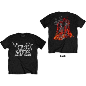 Yungblud - Weird Flaming Skeletons Uni Bl    in the group MERCHANDISE / T-shirt / Pop-Rock at Bengans Skivbutik AB (5533323r)