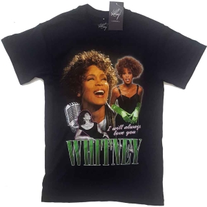 Whitney Houston - Always Love You Homage Uni Bl    in the group MERCHANDISE / T-shirt / Pop-Rock at Bengans Skivbutik AB (5533403)