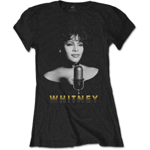 Whitney Houston - B&W Photo Lady Bl    in the group MERCHANDISE / T-shirt / Pop-Rock at Bengans Skivbutik AB (5533467r)