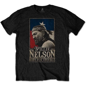 Willie Nelson - Born For Trouble Uni Bl    in the group MERCHANDISE / T-shirt / Country at Bengans Skivbutik AB (5533476r)