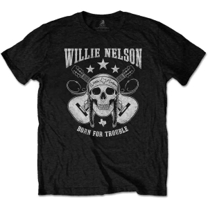Willie Nelson - Skull Uni Bl    in the group MERCHANDISE / T-shirt / Country at Bengans Skivbutik AB (5533477r)