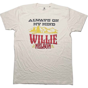 Willie Nelson - Always On My Mind Uni Natrl    in the group MERCHANDISE / T-shirt / Country at Bengans Skivbutik AB (5533481r)