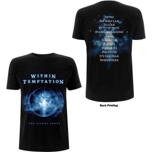 Within Temptation - Silent Force Tracks Uni Bl    in the group MERCH / T-Shirt /  at Bengans Skivbutik AB (5533487r)