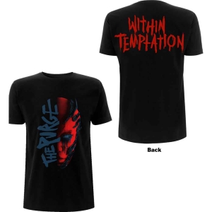 Within Temptation - Purge Outline (Red Face) Lady Bl    in the group MERCH / T-Shirt /  at Bengans Skivbutik AB (5533488r)
