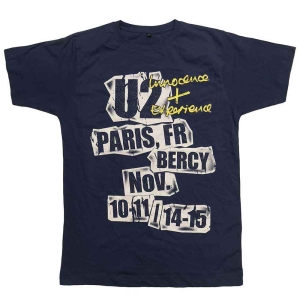 U2 - I+E Paris Event 2015 Uni Lht Navy in the group MERCHANDISE / T-shirt / Pop-Rock at Bengans Skivbutik AB (5533788r)