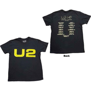 U2 - Logo 2018 Back Print Uni Bl    in the group MERCHANDISE / T-shirt / Pop-Rock at Bengans Skivbutik AB (5533795r)