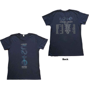 U2 - E+I 2018 Tour Dates Lady Navy    in the group MERCHANDISE / T-shirt / Pop-Rock at Bengans Skivbutik AB (5533806r)