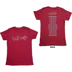 U2 - I+E 2015 Tour Dates Uni Maroon    in the group MERCH / T-Shirt /  at Bengans Skivbutik AB (5533809r)