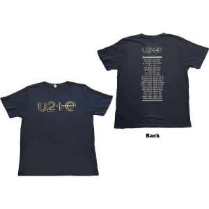 U2 - I+E 2015 Tour Dates Uni Navy    in the group MERCH / T-Shirt /  at Bengans Skivbutik AB (5533810r)