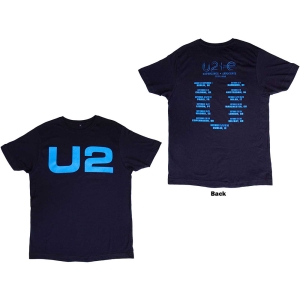 U2 - Logo E+I 2018 Tour Dates Uni Navy    in the group OTHER / Övrigt /  at Bengans Skivbutik AB (5533830r)
