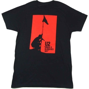U2 - Blood Red Sky Uni Bl in the group MERCHANDISE / T-shirt / Pop-Rock at Bengans Skivbutik AB (5533845r)