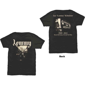 Motorhead - Lemmy Lived To Win Uni Bl    in the group MERCHANDISE / T-shirt / Heavy Metal at Bengans Skivbutik AB (5534448r)