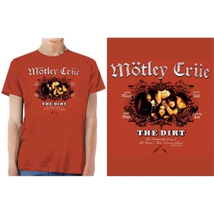 Motley Crue - The Dirt Uni Red    in the group MERCH / T-Shirt /  at Bengans Skivbutik AB (5534685r)