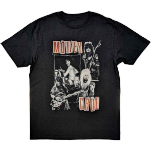 Motley Crue - Vintage Pink Collage Uni Bl    in the group MERCHANDISE / T-shirt / Heavy Metal at Bengans Skivbutik AB (5534696r)