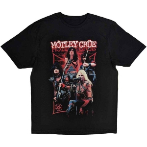 Motley Crue - Live Montage Red Uni Bl    in the group MERCH / T-Shirt /  at Bengans Skivbutik AB (5534698r)