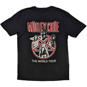 Motley Crue - Vintage World Tour Uni Bl    in the group MERCHANDISE / T-shirt / Heavy Metal at Bengans Skivbutik AB (5534699r)