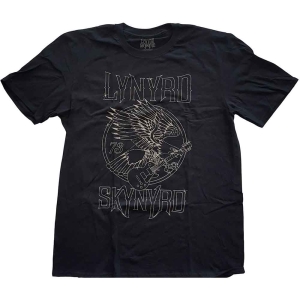 Lynyrd Skynyrd - '73 Eagle Guitar Uni Bl    in the group MERCHANDISE / T-shirt / Pop-Rock at Bengans Skivbutik AB (5534972r)