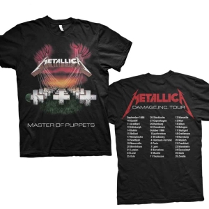 Metallica - Master Of Puppets European Tour '86 Uni  in the group MERCHANDISE / T-shirt / Heavy Metal at Bengans Skivbutik AB (5534985r)