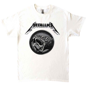 Metallica - Black Album Poster Uni Wht    in the group MERCHANDISE / T-shirt / Heavy Metal at Bengans Skivbutik AB (5535005r)