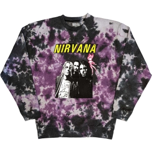 Nirvana - Flipper Uni Grey Dip-Dye Sw   in the group MERCH / T-Shirt /  at Bengans Skivbutik AB (5535344r)
