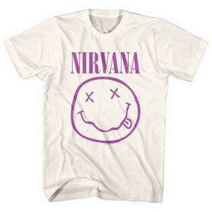 Nirvana - Purple Smiley Uni Nartl    in the group MERCHANDISE / T-shirt / Heavy Metal at Bengans Skivbutik AB (5535348r)