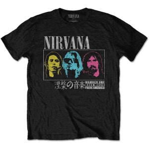 Nirvana - Japan! Uni Bl    in the group MERCH / T-Shirt /  at Bengans Skivbutik AB (5535359r)