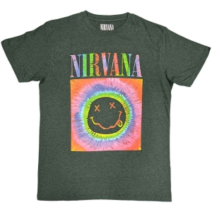 Nirvana - Smiley Glow Box Uni Green    in the group MERCHANDISE / T-shirt / Heavy Metal at Bengans Skivbutik AB (5535366r)