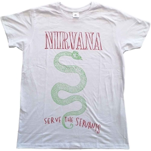 Nirvana - Serve The Servants Uni Wht    in the group MERCHANDISE / T-shirt / Heavy Metal at Bengans Skivbutik AB (5535630r)