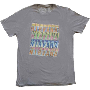 Nirvana - Repeat Uni Grey in the group MERCHANDISE / T-shirt / Heavy Metal at Bengans Skivbutik AB (5535634r)