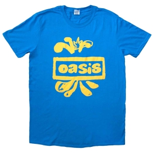 Oasis - Drawn Logo Uni Blue    in the group MERCHANDISE / T-shirt / Pop-Rock at Bengans Skivbutik AB (5535638r)