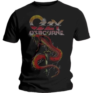 Ozzy Osbourne - Vintage Snake Uni Bl    in the group MERCHANDISE / T-shirt / Hårdrock at Bengans Skivbutik AB (5535645r)