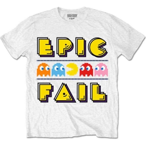 Pac-Man - Epic Fail Uni Wht    in the group MERCH / T-Shirt /  at Bengans Skivbutik AB (5535651r)