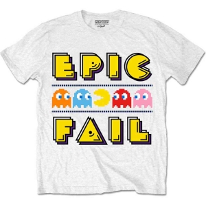 Pac-Man - Epic Fail Uni Wht    in the group MERCHANDISE / T-shirt / Soundtrack at Bengans Skivbutik AB (5535651r)