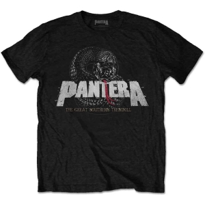 Pantera - Snake Logo Uni Bl    in the group MERCHANDISE / T-shirt / Heavy Metal at Bengans Skivbutik AB (5535660r)