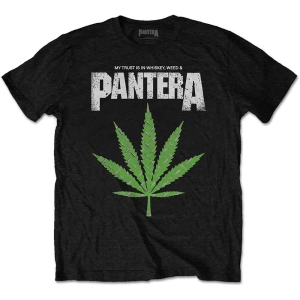 Pantera - Whiskey 'N Weed Uni Bl    in the group MERCHANDISE / T-shirt / Heavy Metal at Bengans Skivbutik AB (5535664r)