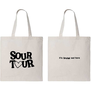 Olivia Rodrigo - Sour Tour Natrl Tote B in the group MERCHANDISE / Merch / Pop-Rock at Bengans Skivbutik AB (5535683)