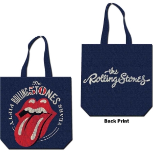 Rolling Stones - 50Th Anniversary Cotton Tote B in the group MERCHANDISE / Merch / Pop-Rock at Bengans Skivbutik AB (5535686)