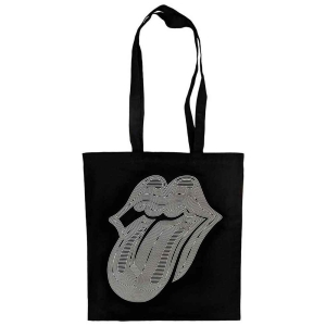 Rolling Stones - Hackney Diamonds Holo Tongue Bl Tote B in the group MERCHANDISE / Merch / Pop-Rock at Bengans Skivbutik AB (5535687)