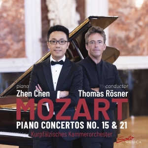 Zhen Chen Kurpfalzisches Kammerorc - Mozart: Piano Concertos No. 15 & 21 in the group CD / Upcoming releases / Classical at Bengans Skivbutik AB (5535732)