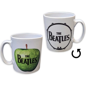 The Beatles - Drum & Apple Wht Unboxed Mug in the group MERCHANDISE / Merch / Pop-Rock at Bengans Skivbutik AB (5535889)