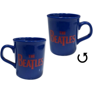 The Beatles - Red Drop T Logo Blue Unboxed Mug in the group MERCHANDISE / Mug / Pop-Rock at Bengans Skivbutik AB (5535894)