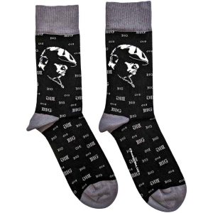 Biggie Smalls - Side Portrait Uni Bl Socks (Eu 40-45) in the group MERCHANDISE / / at Bengans Skivbutik AB (5536106)