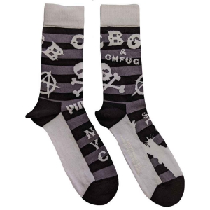 Cbgb - Logos Striped Uni Bl Socks (Eu 40-45) in the group MERCHANDISE /  /  at Bengans Skivbutik AB (5536110)