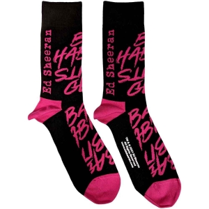 Ed Sheeran - Bad Habits Uni Bl Socks (Eu 40-45) in the group MERCHANDISE /  /  at Bengans Skivbutik AB (5536111)